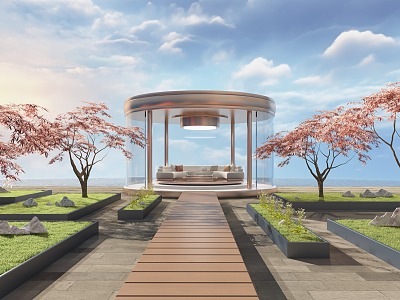 Exhibition Hall Scenery 3d model