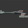 Futuristic Airliner 3D Model With Streamlined Design And Unique Wing Structure