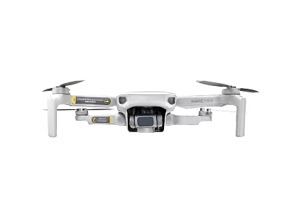 Smart Drone With HD Camera And Four Rotors For Intelligent Aerial Photography 3d model