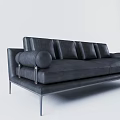 modern double sofa 3d model