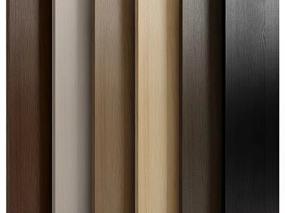 Various Wood Grain Wall Panels With Multiple Color Options For Interior Design Projects 3d model