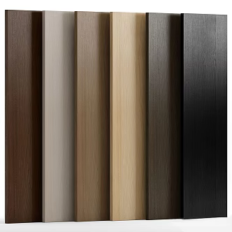 Modern wall panel 3d model