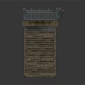 Brick Structure Building with Metal Railing on Top and Stone Staircase Design