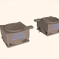 24V DC Electric Fans with RATED 24VDC and FLOW 45CFM Specifications
