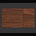 Modern Wooden Coffee Table With Wood Grain Surface And Black Metal Legs