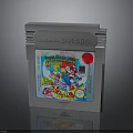 Nintendo Game Boy Game Cartridge With Super Mario Bros Cover Art And Characters