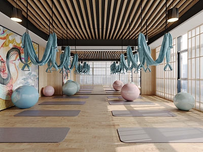 Japanese Yoga Room 3d model