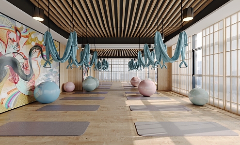 Japanese Yoga Room 3d model