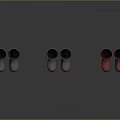 Stylish Black Gray And Red Rain Boots Trendy Footwear On