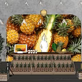 Commercial Equipment For Pineapple Product Display With Retail Setup And Photography Gear