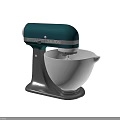 KitchenAid Teal Stand Mixers With Stainless Steel Bowls For Kitchen Use