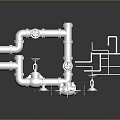 Essential Plumbing Hardware Tools Including Pipes Valves Fittings And Metal Rods