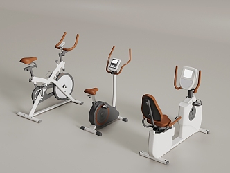 Fitness equipment spinning bicycle 3d model