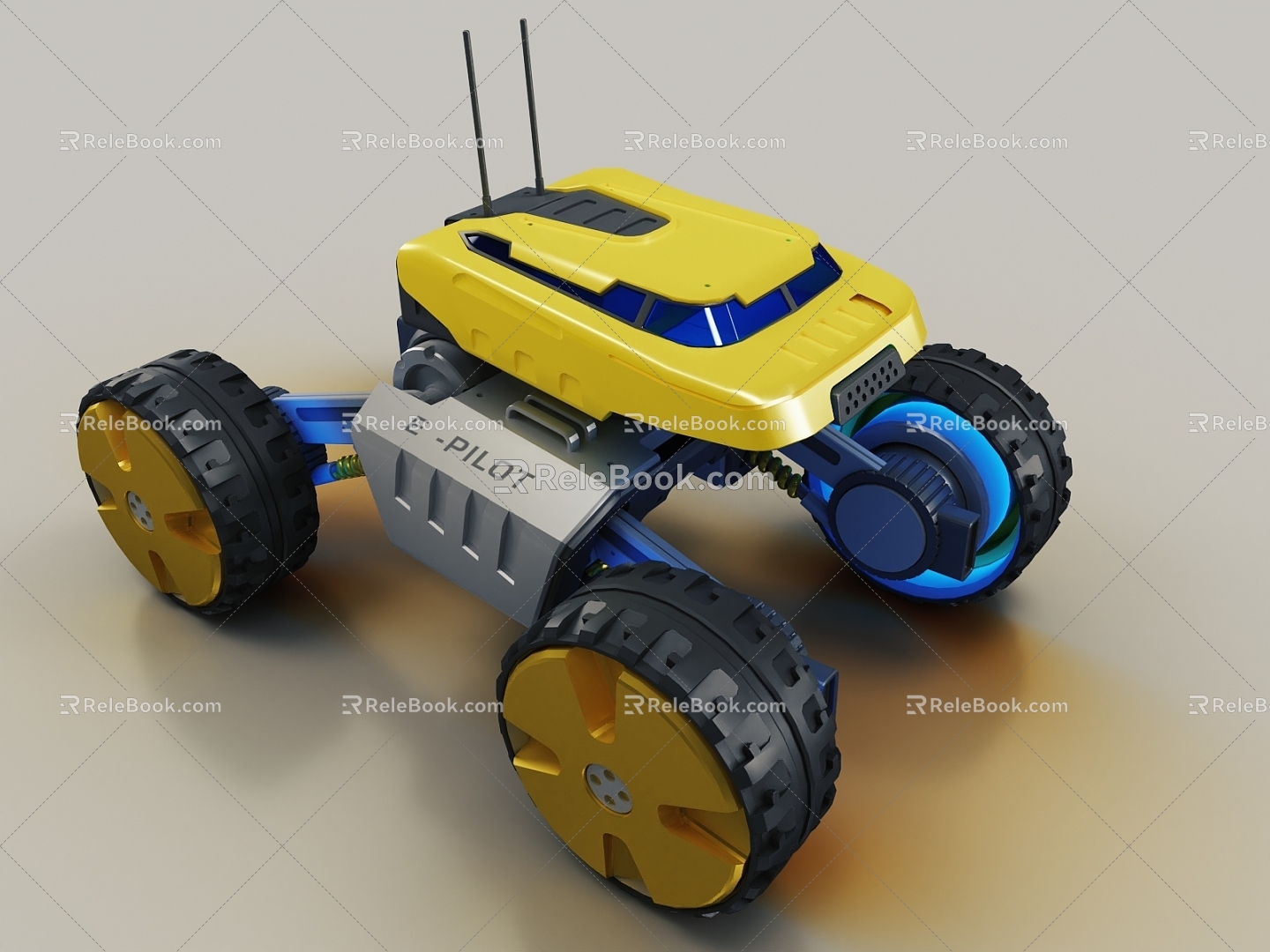 Toy SUV Big Foot 3d model