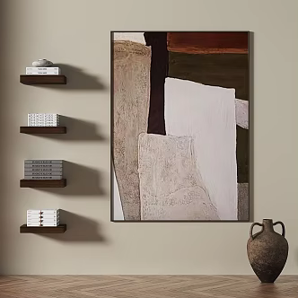 Light Luxury Decoration Painting 3d model