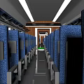 Green High Speed Train with Streamlined Design Red Pantograph Yellow Stripes Running on Railway Track