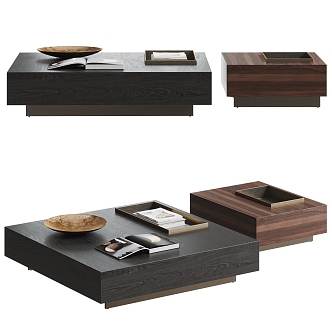 MINOTTI coffee table combination 3d model