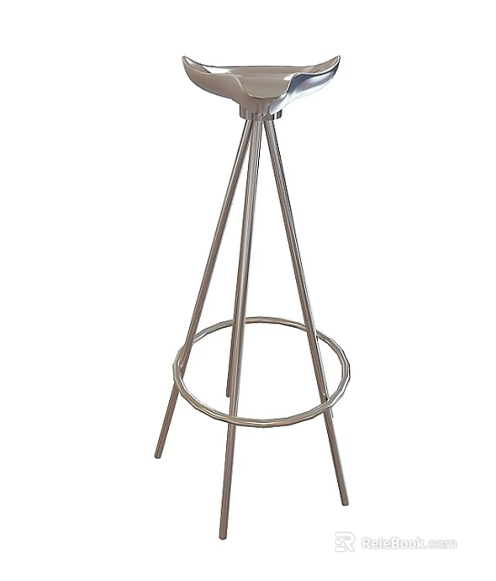 Tech Exhibition Hall Metal Tripod Display Stand For Modern Technology Showcases 3d model