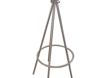Tech Exhibition Hall Metal Tripod Display Stand For Modern Technology Showcases 3d model