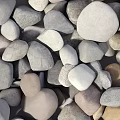 Modern Stone Stone Paving Stone Pebbles 3d model