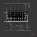 Service Hall Interior With Red Carpet Floral Decorations Golden Frames And Ceiling Lighting