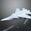 Shiny White Spacecraft Model With Futuristic Aerodynamic Design And Reflection