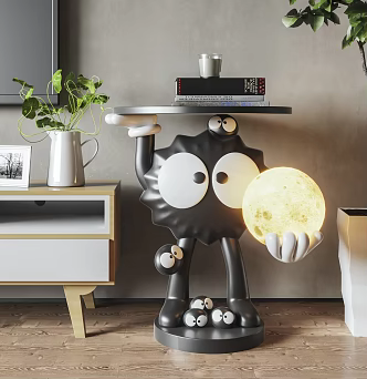 Modern cartoon side a few coal balls side a few cream side a few corner a few children side a few TV cabinets 3d model