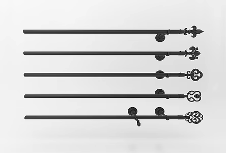 Metal components 3d model