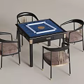 New Chinese Mahjong Table 3d model