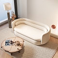 Cream Style Sofa Casual Sofa Antique Style Sofa Silent Style Sofa Double Style Sofa 3d model