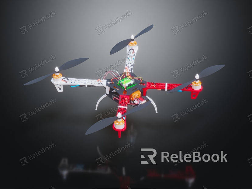 Modern drone aerial photography drone four-wing drone model