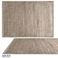 Square Beige Carpet With Subtle Texture For Modern Living Room Decor