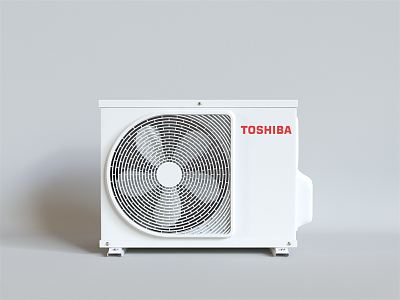 Modern air conditioner External air conditioner 3d model