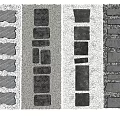 Various Stepping Stones Design With Slate Pebbles And Different Stone Arrangements