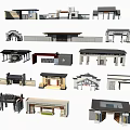 Various Entrance Gates With Traditional And Modern Architectural Designs And Roof Structures