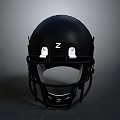 Black Safety Helmet With Z Logo And Protective Face Mask For Daily Use