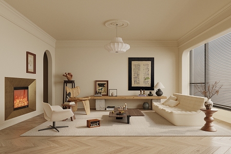 The Silent Living Room 3d model