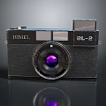 Vintage HIMEL BL-2 Camera Classic Retro Electronic Device With Timeless Design 3d model