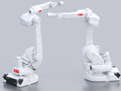 Smart Robotic Arms for ABB Advanced Industrial Automation Precision Machinery 3d model