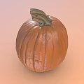 Fresh Ripe Orange Whole Pumpkin Perfect For Healthy Cooking And Baking