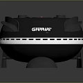 OFFRAH Modern Black Electric Kitchen Appliance With Control Knobs And Stylish Design