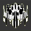 Modern fighter sci-fighter sci-fighter space fighter 3d model