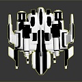 Modern fighter sci-fi fighter sci-fi fighter space fighter 3d model