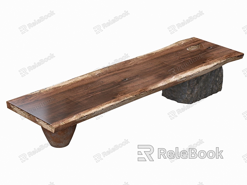 New Chinese Style Bench Bench Stool Solid Wood Stool Low Stool Bench model