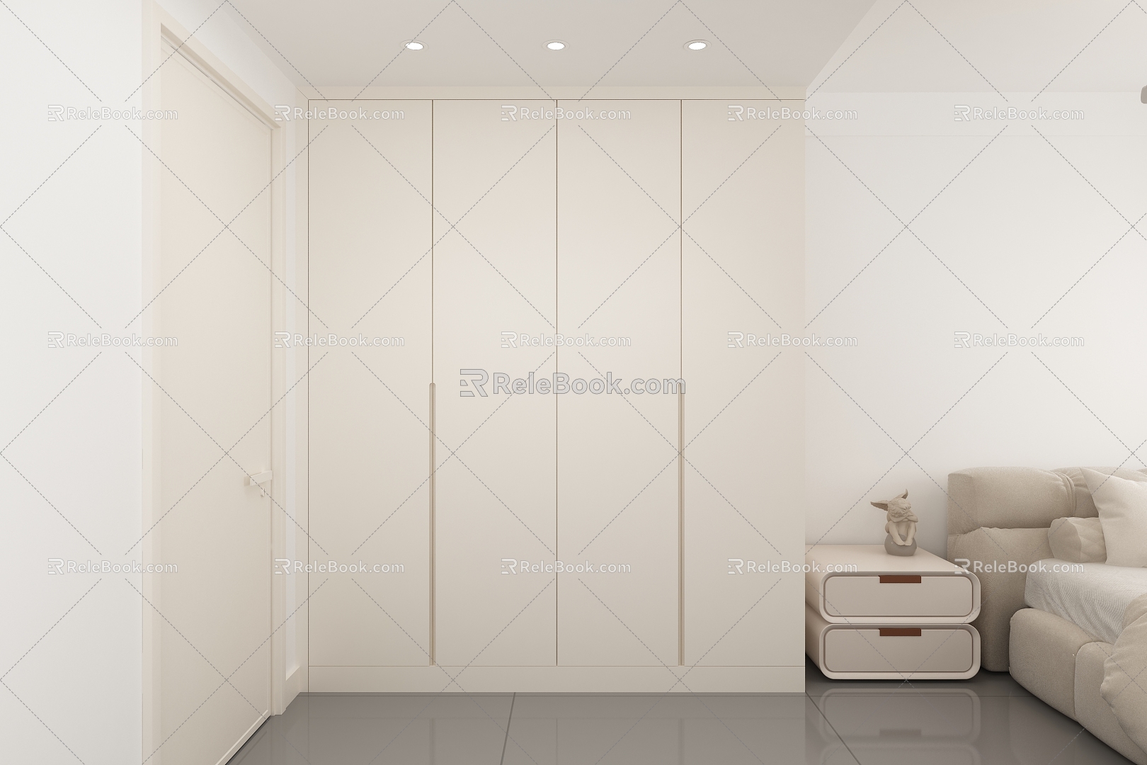 Simple wardrobe 3d model