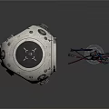 Mechanical Spherical Module And Cable Equipped Structure With Metallic Components