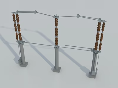 Earthing switch KV500 DS 3d model