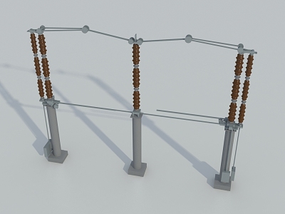 Earthing switch KV500 DS 3d model