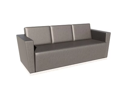 Modern Sofa Office Sofa Three-seat Sofa 3d model