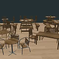 Various Styles Wooden Outdoor Tables With Matching Chairs And Benches Collection